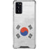 South Korean Flag Distressed Galaxy Note20 5G Clear Case
